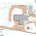this base plan was used to show client a large lawn area that would be bordered with a shrub bed. computer design  can calculate exact square footage for  lawn  and shrub bed areas.