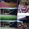 Sunriver Lodge- Sunriver, Or. Collage of main lodge landscape  renewal.