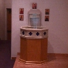Baptismal Font/ Waterfeature.
St. Josephs Catholic Church. 2nd and Main St.Prineville, Or.