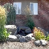 Close up of water feature. feature includes  "autofill" and can be run in all but extreme cold weather.